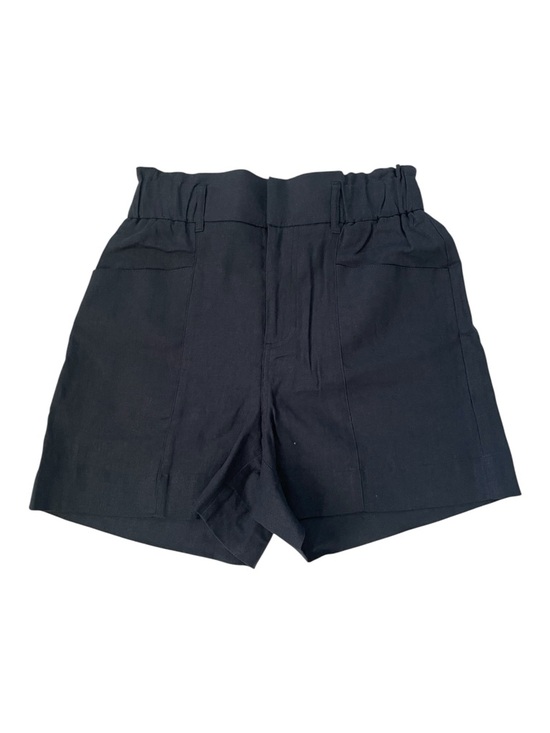 Simply Vera Vera Wang Pants - ♥️Simply Vera Wang♥️ Navy High-Waist Paper bag Linen Shorts Size (S)